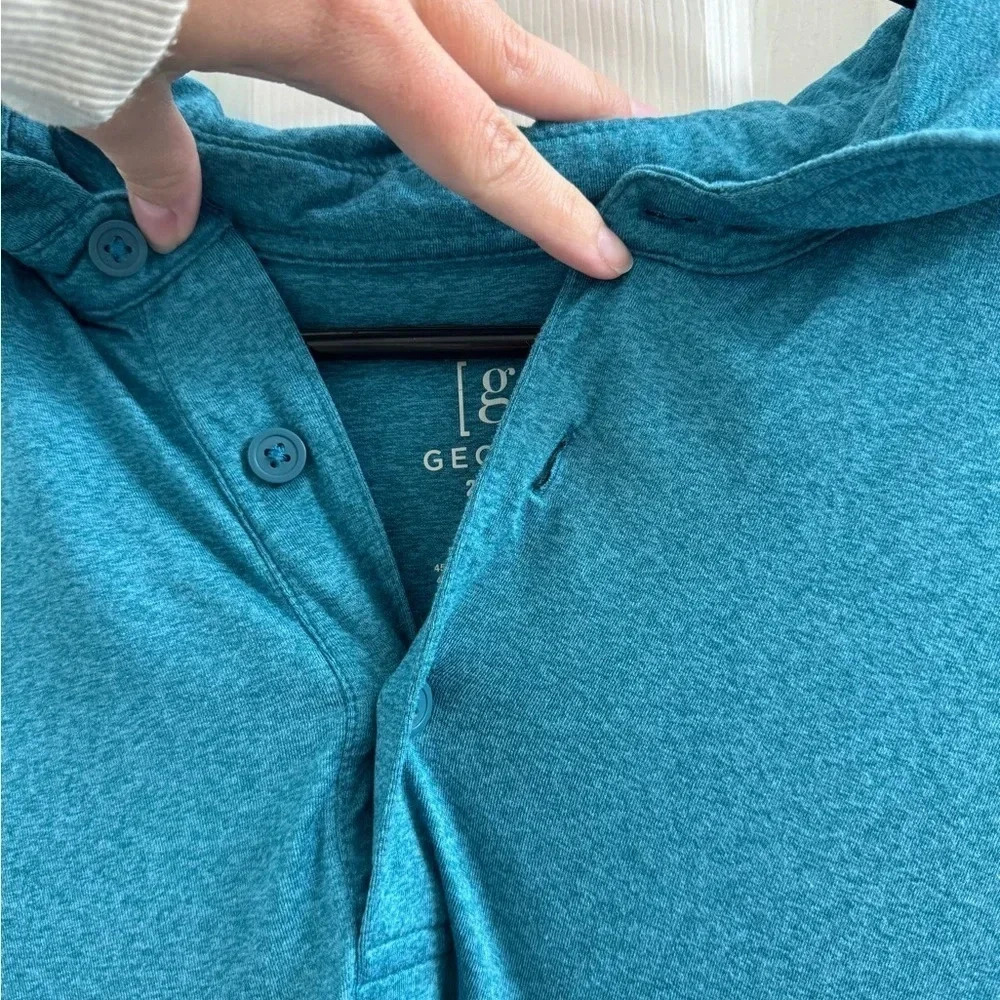George light blue short sleeve pocket shirt XXL - Picture 4 of 7